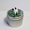 Mini Pug Puppy in a Tin - Cute Little Glass
