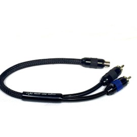 Sky High Car Audio 2-Channel Premium RCA Y Splitter - 1 Female 2 Male