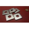 Unbranded Zinc Plated Steel Square Washer, 5/8" Screw Size, 1.75"
