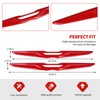 Jimen Fit for Chrysler 300/300C 2015-2023, 2PCS Front Grille Emblem