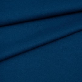 Fabreco - 100% Premium Cotton Fabric Sold by the Metre Plain 0.5 m x 160 cm | 220 g/running metre - Soft, Durable & Skin-Friendly | Fabrics for Sewing & Decoration | Fabric | Dark Blue