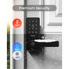 DESLOC B200L Fingerprint Smart Lock with Handle, Keyless Entry Door