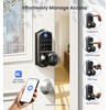 Veise VE018 Smart Knob Handle Lock - Fingerprint, App Control,