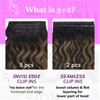 IDN BEAUTY 5+2 Invisi Edge Seamless Clip in Hair Extensions