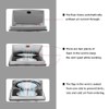 Aswalling 4-Inch External Extractor Wall Vent Outdoor Cushioned Non Return