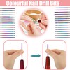 Treki Mini Nail Drill Bit Set, 30 pcs Small Diamond