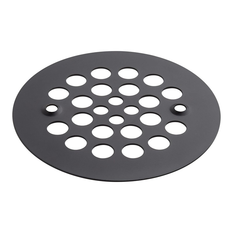Signature Hardware 480530 4-1/4" Round Shower Drain Strainer - Brushed