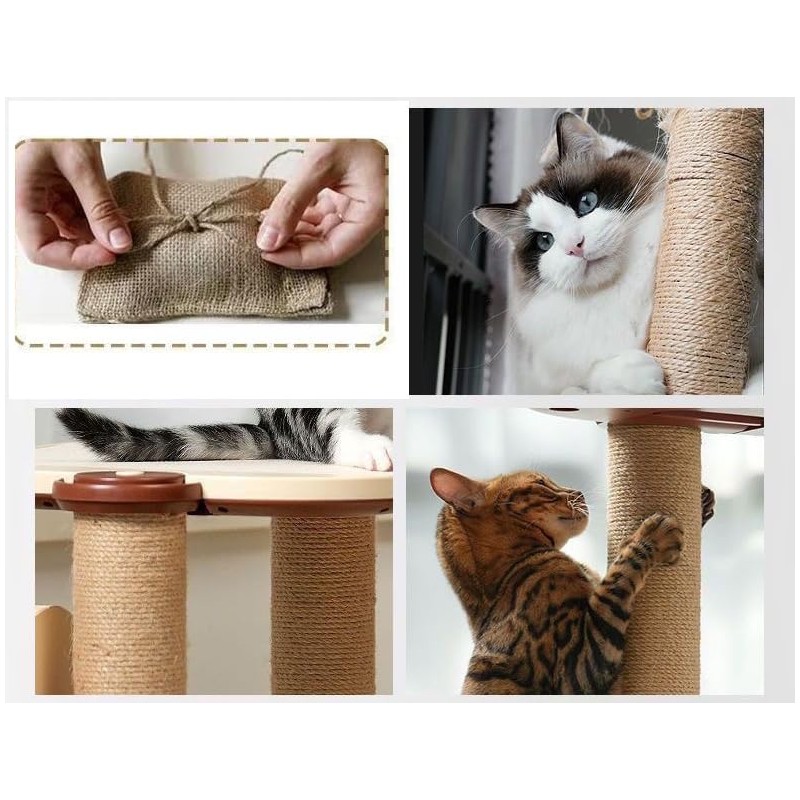 Foihukelim Jute Twine String 328 Feet，Christmas Twine ，Packing String，Packing String