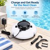 Cordless Robotic Pool Vacuum for Automatic Cleaning – Dual-Motor Smart