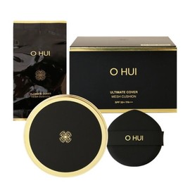 Ohui Ultimate Cover Mesh Cushion No. 02 Honey Beige SPF50+ PA+++ (13gx2ea) / 오휘 얼티밋 커버 메쉬 쿠션 02호 허니 베이지 SPF50+ PA+++ (13gx2ea)