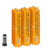 6 Pack NI-MH AAA Rechargeable Battery for Panasonic, 1.2V 550mah