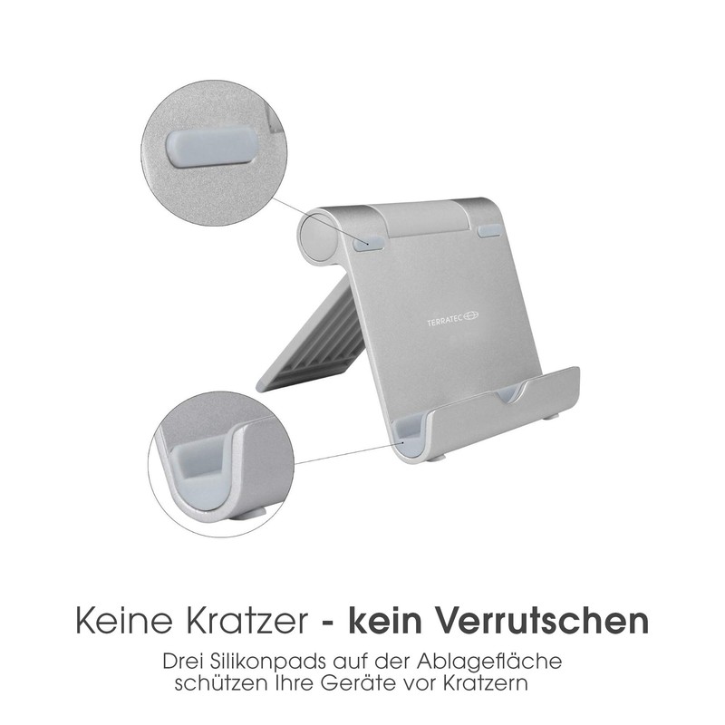 Terratec 156510 Aluminium Mount for Smartphone and Tablet