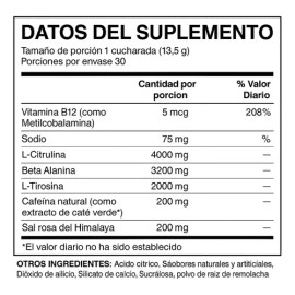 Raw Cbum Essential Pre Entreno 30 Servicios Peach Mango                                                                                               