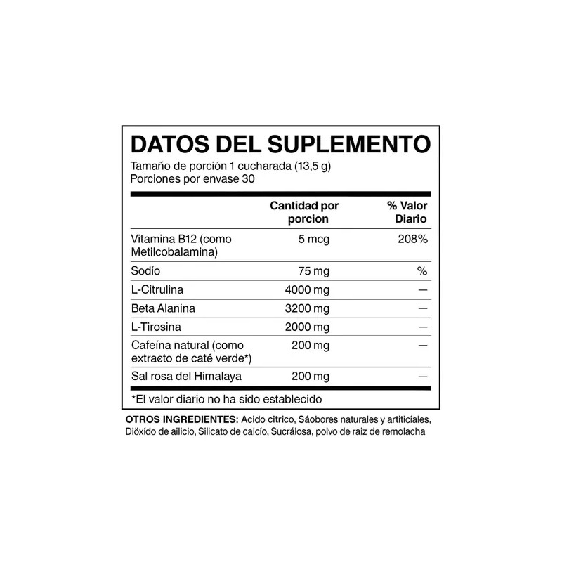 Raw Cbum Essential Pre Entreno 30 Servicios Peach Mango