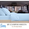 RV Bunk 42 x 80 Sheet Set, 4-Piece Bed Sheets