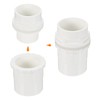 PATIKIL 50mm/2" PVC Water Tank Pipe Connector, Coupling Fitting Adapter