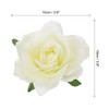 sourcing map 8 Pcs Rose Flower Hair Clips 4 Inch