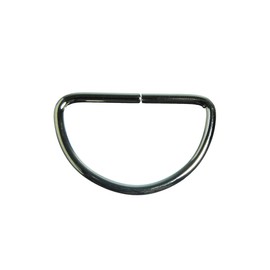 32MM Bright Nickle Plated Split D Ring Curtain TIE Back DEE Loop Pack of 10