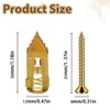 200PCS Self-Drilling Drywall Anchors Kit - No Drill Needed Easy