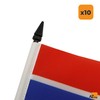 AZ FLAG - Pack of 10 Gambia Table Flags -