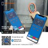 Infrared Thermometer, AP-985C-APP IR Thermometer Range -50℃～800℃, D:S=16:1, Non-Contact Gun,