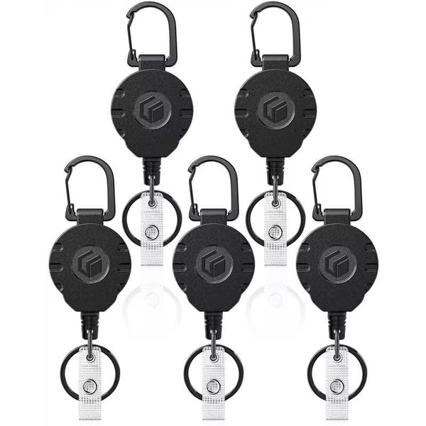 Uniclife Retractable Key Chain for ID Card Holder Heavy Duty