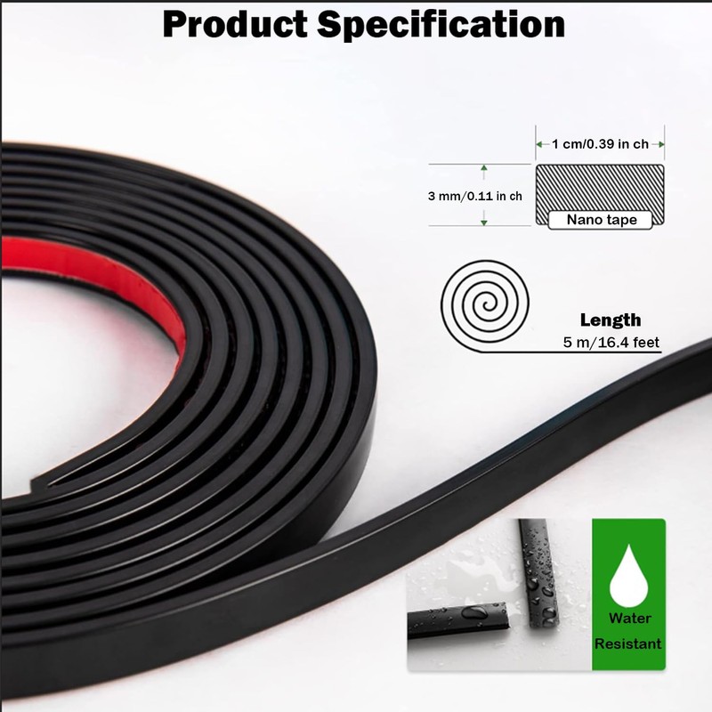 16.4 Ft Peel and Stick Trim,Flexible Peel and Stick Trim