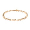 LOYATA Gold Bead Chain Bracelet Tiny Ball Link Chain 14K