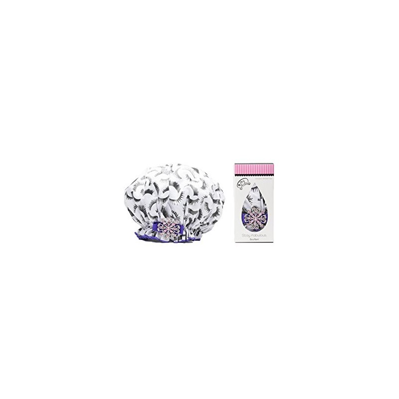 Dry Divas Designer Shower Cap - Washable, Reusable - Large