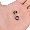 Ruifan Women Men Stainless Steel Tiny Gothic Non piercing Fake