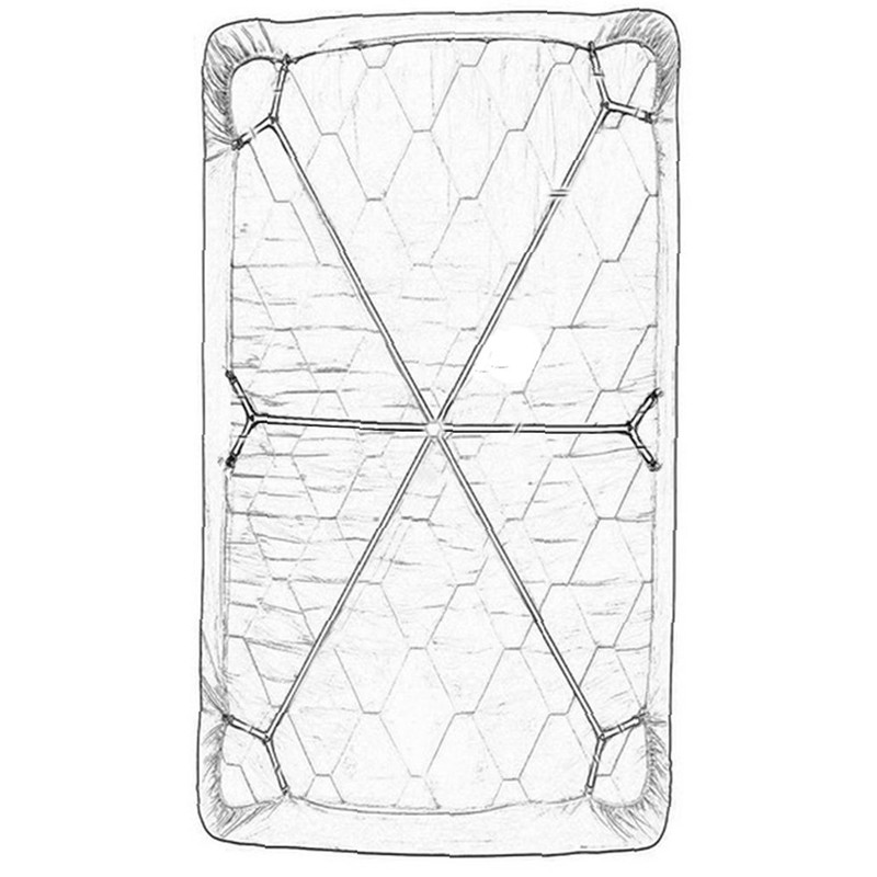 Acoser Sheet Straps,Long Adjustable Bed Sheet Clip,6 Sides Triangle, Fit