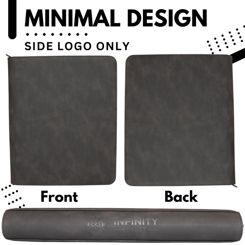 Premium 9 Pocket Card Binder for 216 Cards, Vintage Double