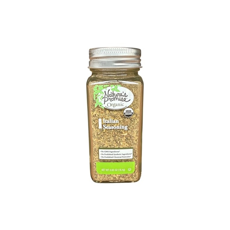 Nature’s Promise USDA Organic Dried Italian Seasoning, .65 oz (Glass