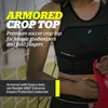 Storelli Women’s Bodyshield Crop Top, High-Impact Chest and Rib Protection