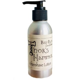 Lime Bay Rum Aftershave Balm, Thor's Hammer Classic Bay Rum with Lime, Viking Aftershave Lotion, 4 oz (Metal Bottle)
