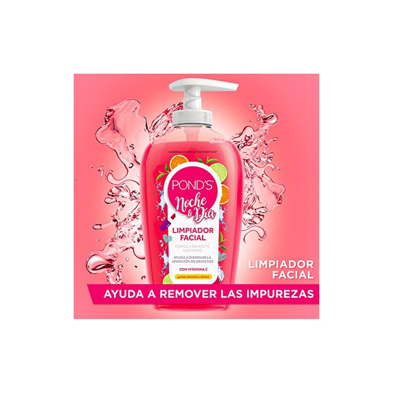 Pond's Limpiador Facial Noche y Día 220 ml