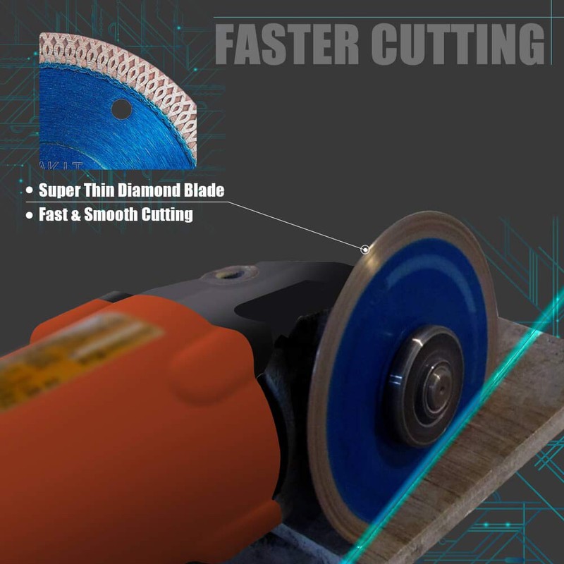 PEAKIT Tile Cutter Blade 4.5 Inch Porcelain Diamond Blade Ceramic