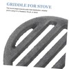 KOMBIUDA Fire Pit Grate for Indoor Outdoor Use Round Fire