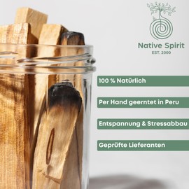 Experience the cleaning and healing of sacred wood with our 400 g Palo Santo incense woods - carefully selected, sustainably collected and cut by hand from Peru