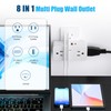 Surge Protector Outlet Extender with Rotating Plug, Multi Plug Outlet
