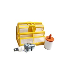 Single Cylinder Repair Genuine OEM Replacement Tune-up Kit Compatible with Husqvarna 445, 450, 445E, 450E Chainsaw 599333601