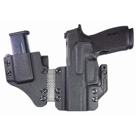 FDO Industries IWB Kydex Holster +1 Flex Compatible with Sig P365 X-Macro w/Claw and Optic Cut- Made in USA (Black, Sig P365 X-Macro)