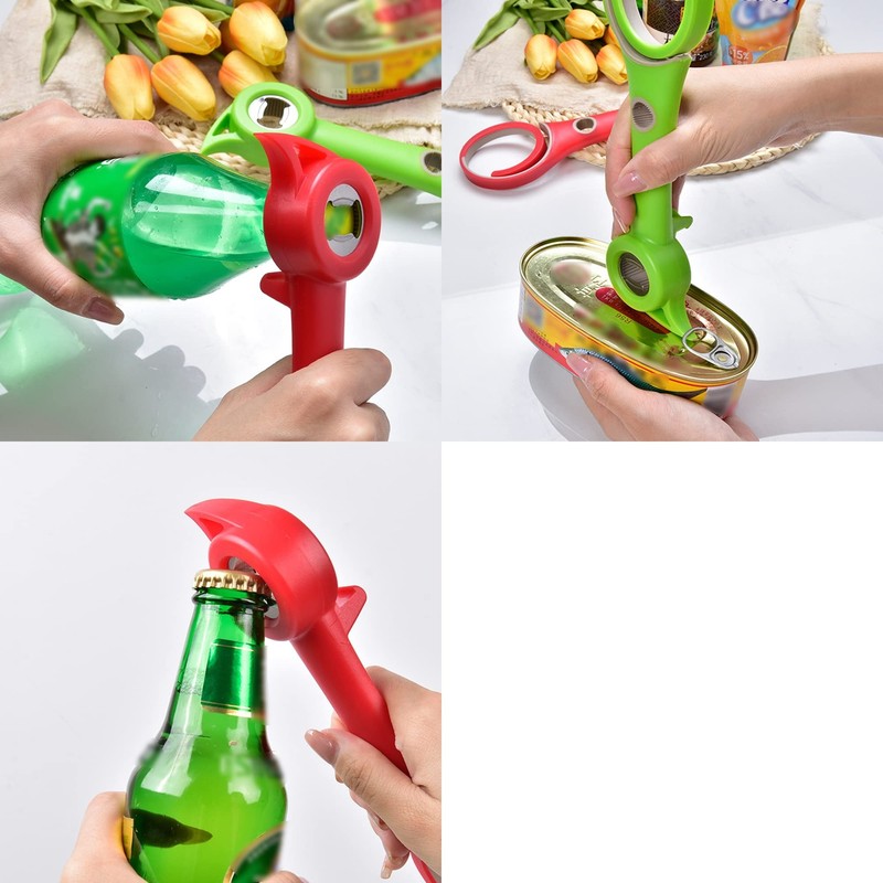 Muellery Multifunctional 6 in 1 Opener Jar Bottle Can Opener