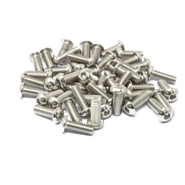 iexcell 50 Pcs 5/16-18 x 7/8" Stainless Steel 304 Hex Socket Button Head Cap Screws Bolts Kit