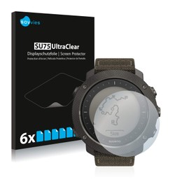 Savvies 6 Pack Screen Protector compatible with Suunto Traverse Alpha Protection Film Clear