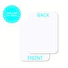 DIN A6 Postcards Index Cards Set Blank for DIY Choice