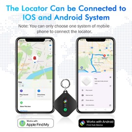 Smart Tags for iOS and Android Keys Finder Item Locator Dual System Tracker Tag for Keys, Luggages, Backpack, Wallet