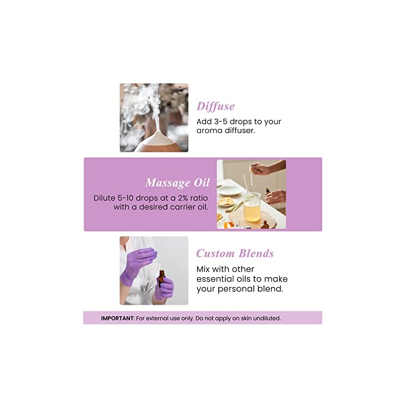 Handcraft Lavender Essential Oil - Huge 4 OZ - 100%