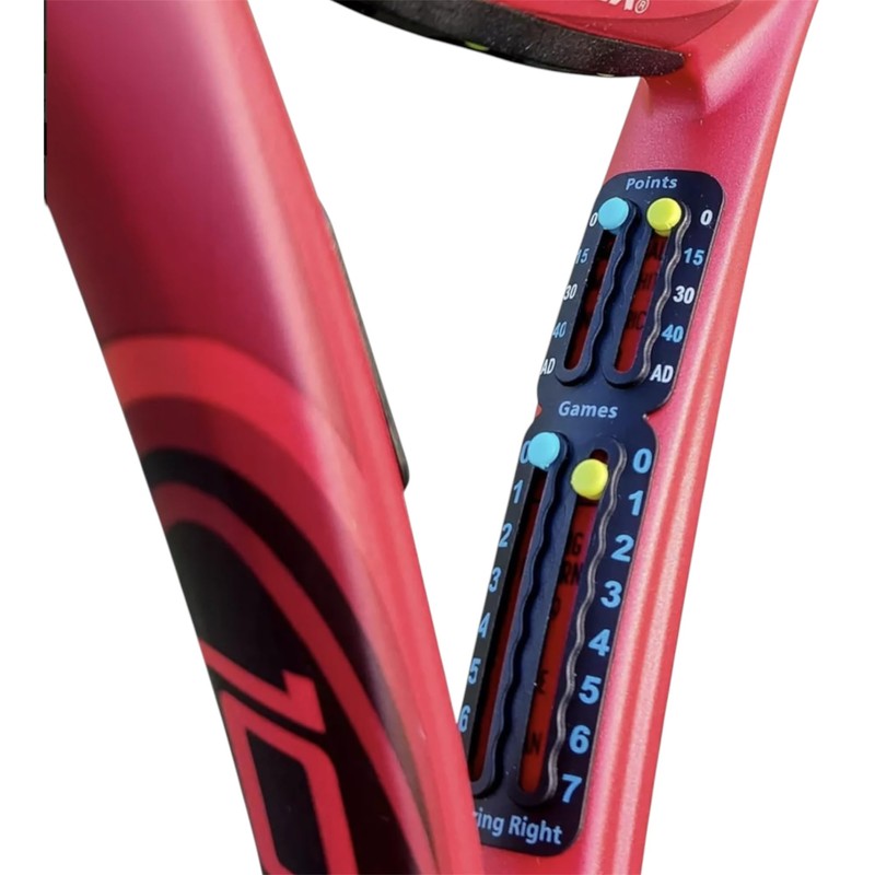 Padel Port Marcador De Puntos para Padel Tennis (Negro)