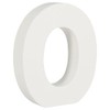 Rayher 62700000 MDF Number 0, White, 11 cm, Thickness 2